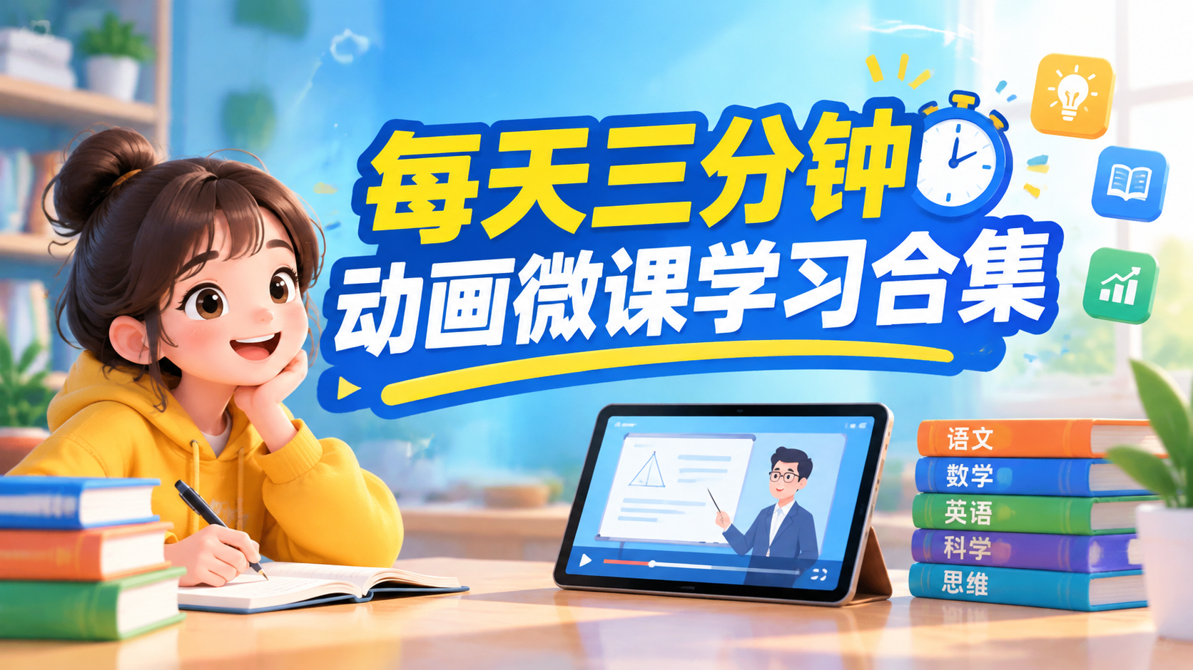 每天三分钟动画微课学习合集