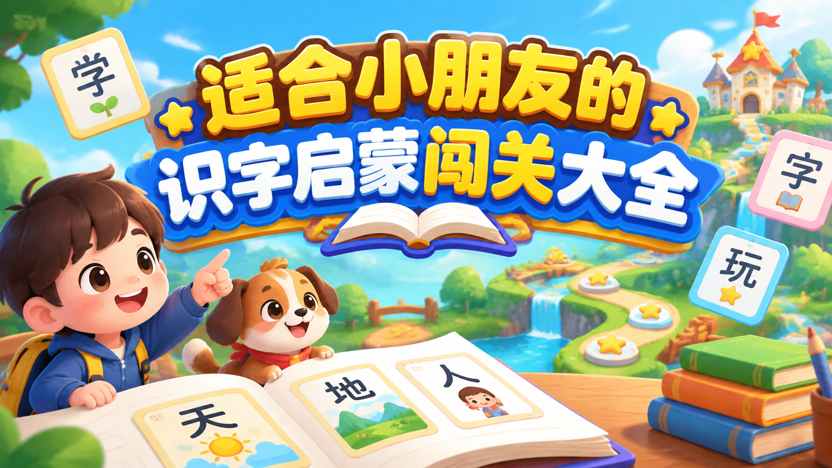 适合小朋友的识字启蒙闯关大全