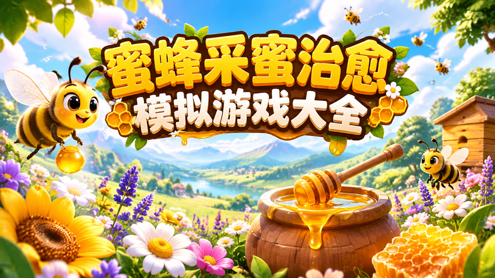 蜜蜂采蜜治愈模拟游戏大全