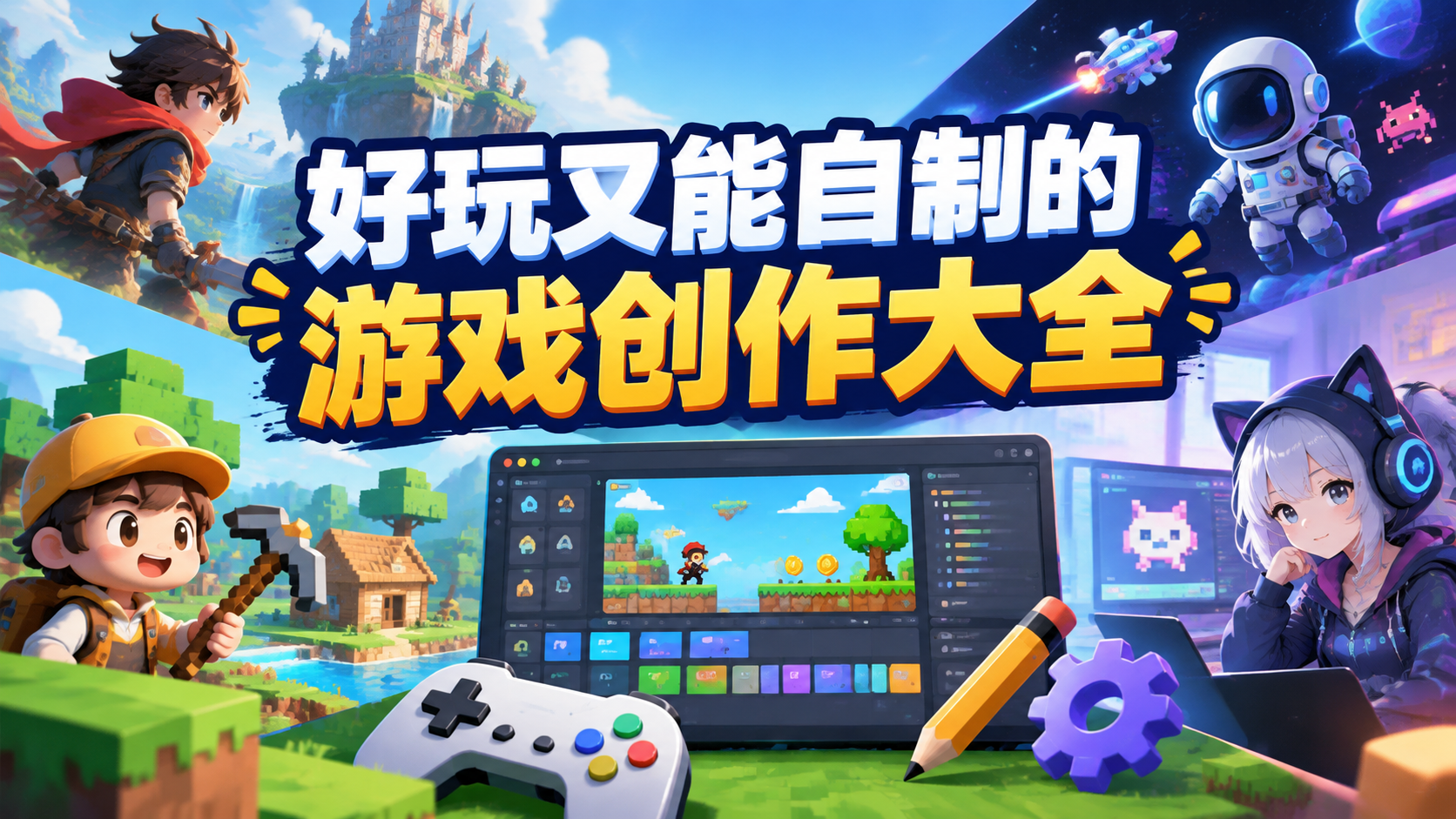 好玩又能自制的游戏创作大全