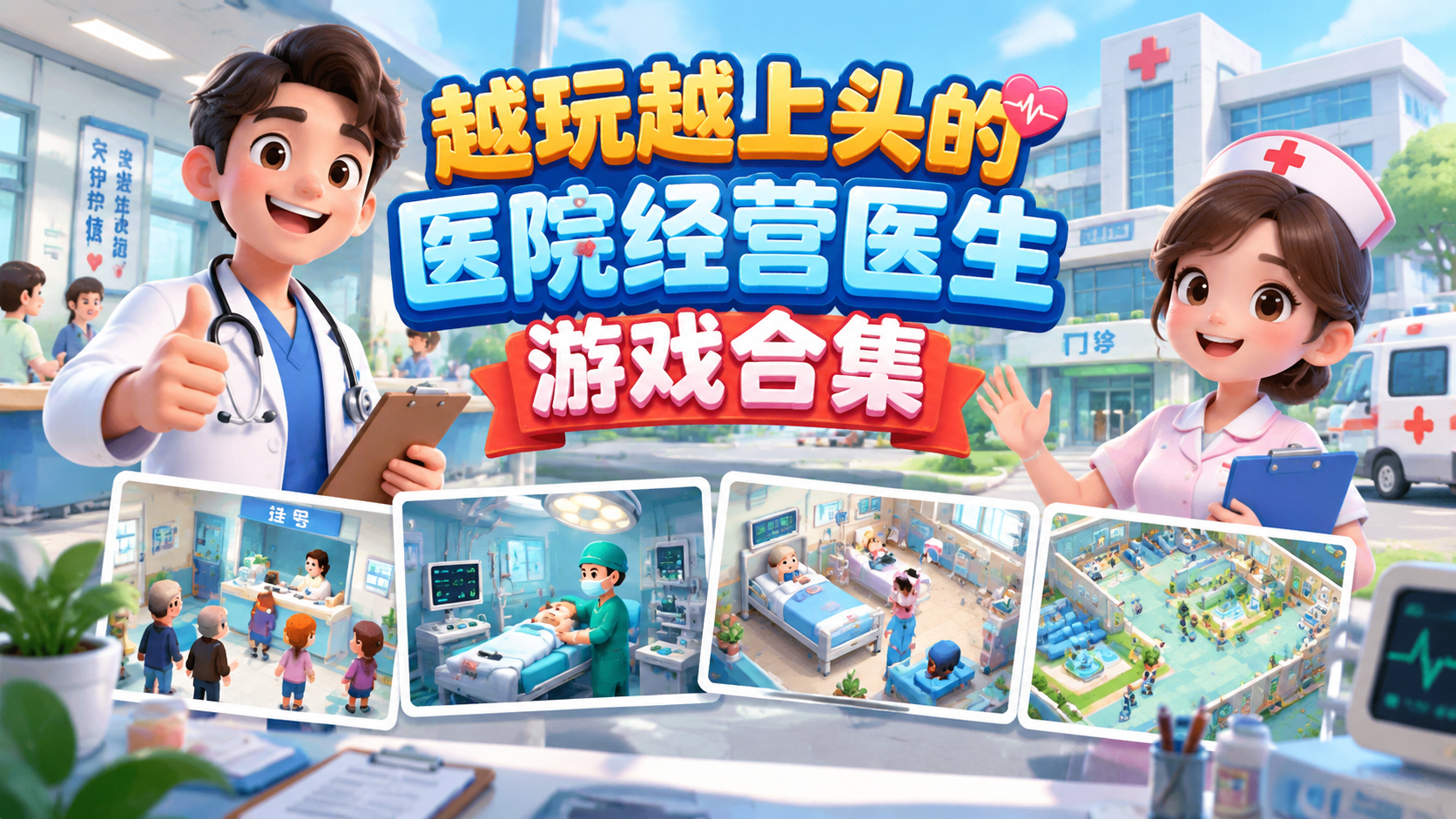 越玩越上头的医院经营医生游戏合集