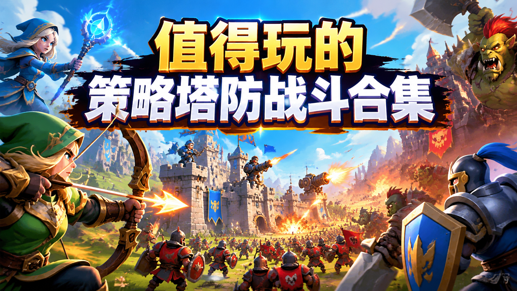 值得玩的策略塔防战斗合集
