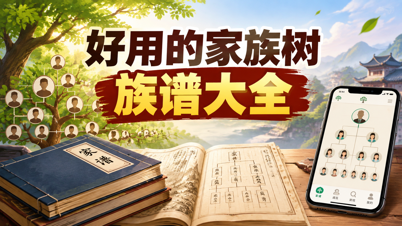 好用的家族树族谱大全