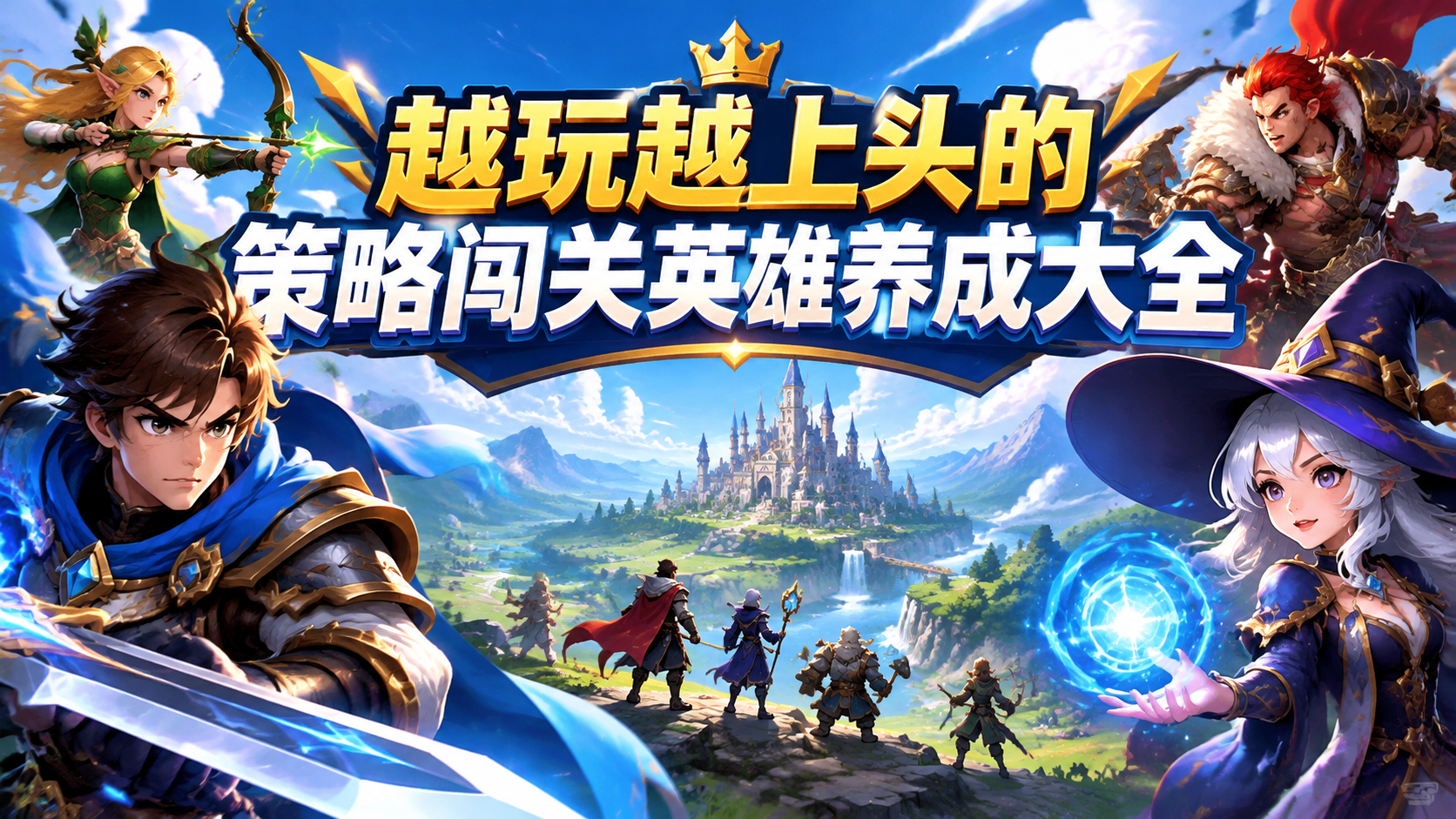 越玩越上头的策略闯关英雄养成大全