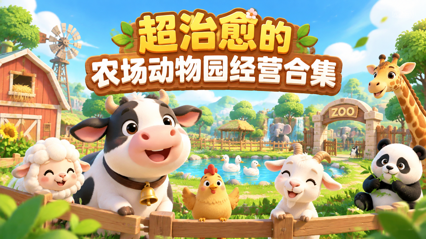 超治愈的农场动物园经营合集