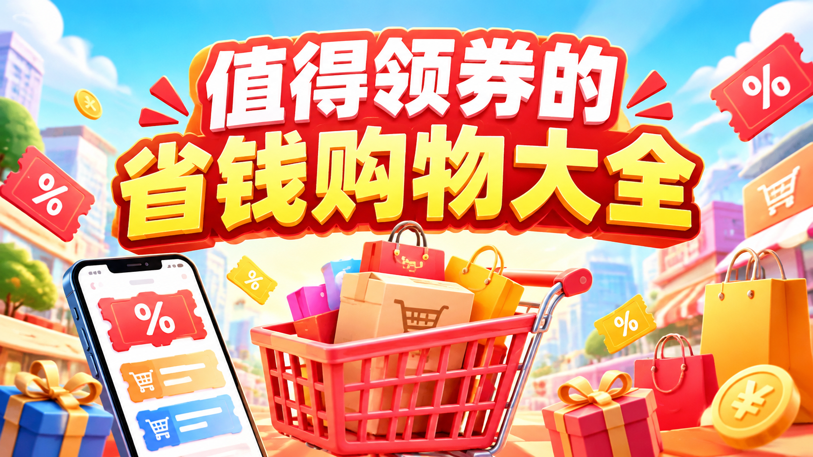 值得领券的省钱购物大全