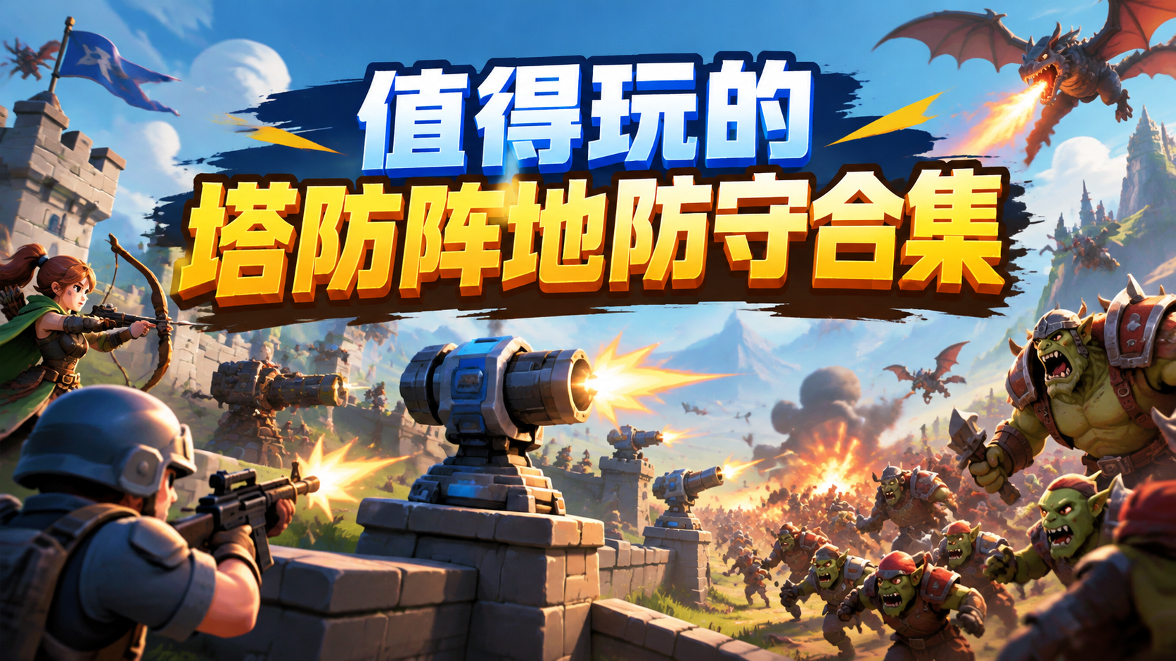 值得玩的塔防阵地防守合集
