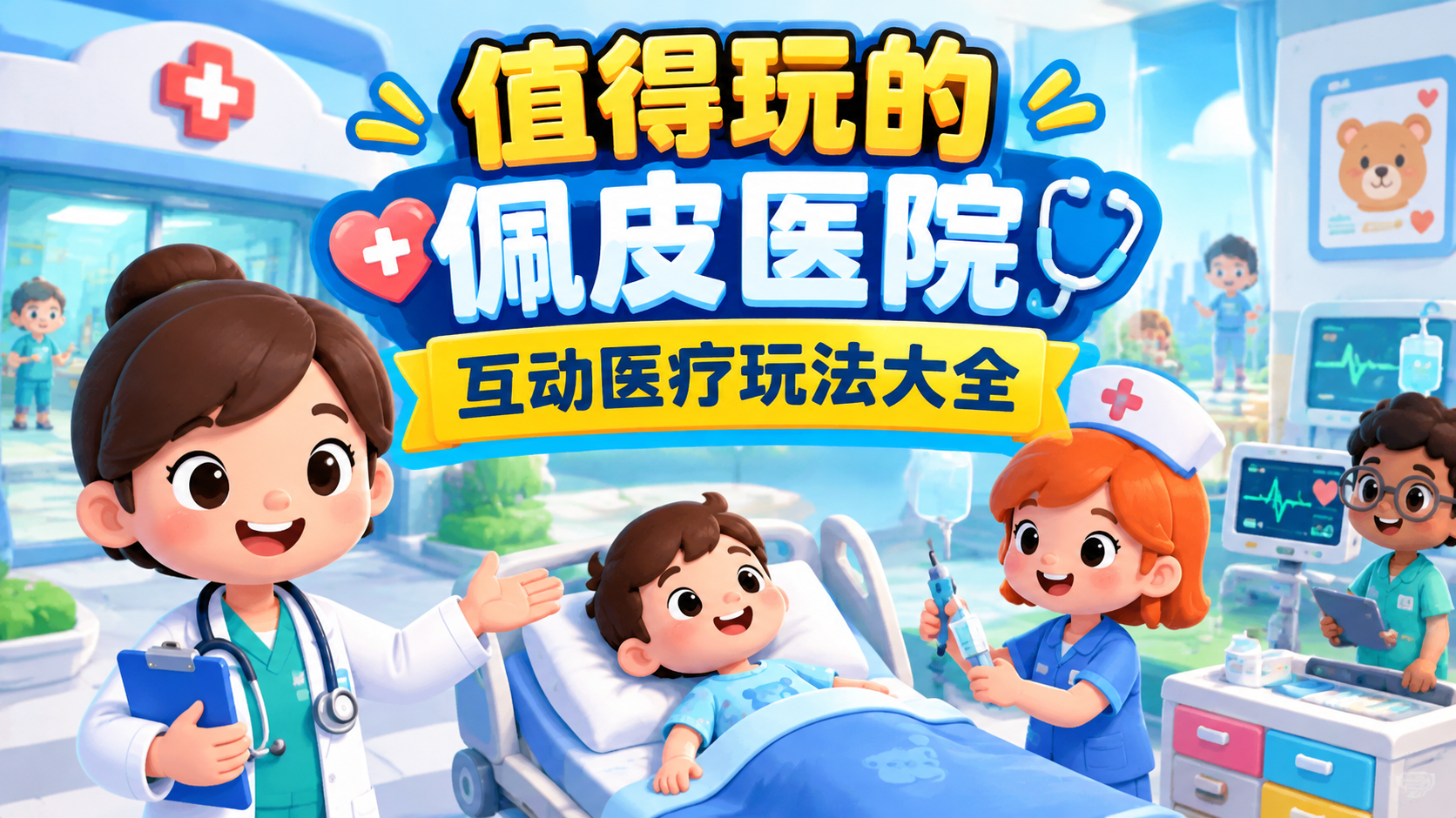 值得玩的佩皮医院互动医疗玩法大全