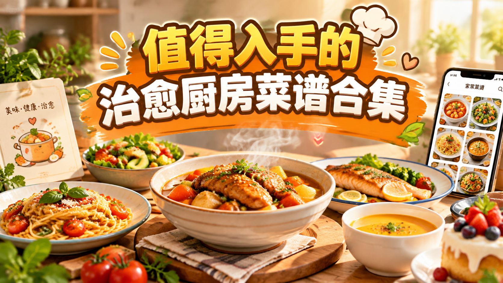 值得入手的治愈厨房菜谱合集