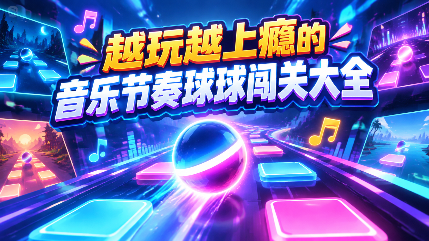 越玩越上瘾的音乐节奏球球闯关大全