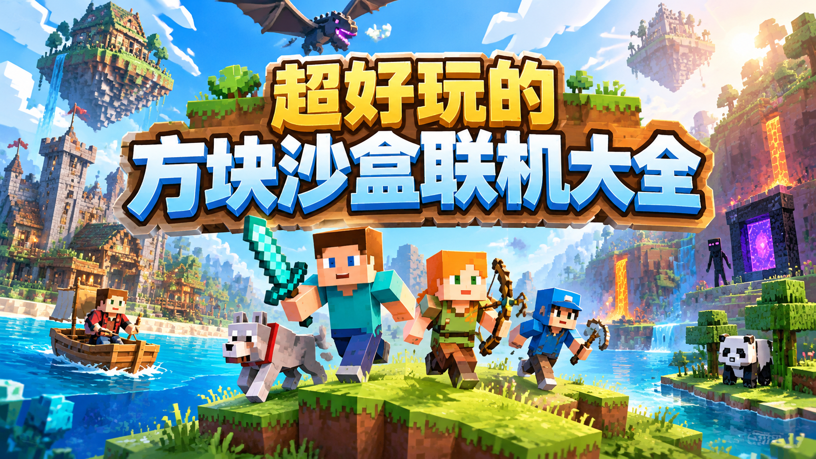 超好玩的方块沙盒联机大全
