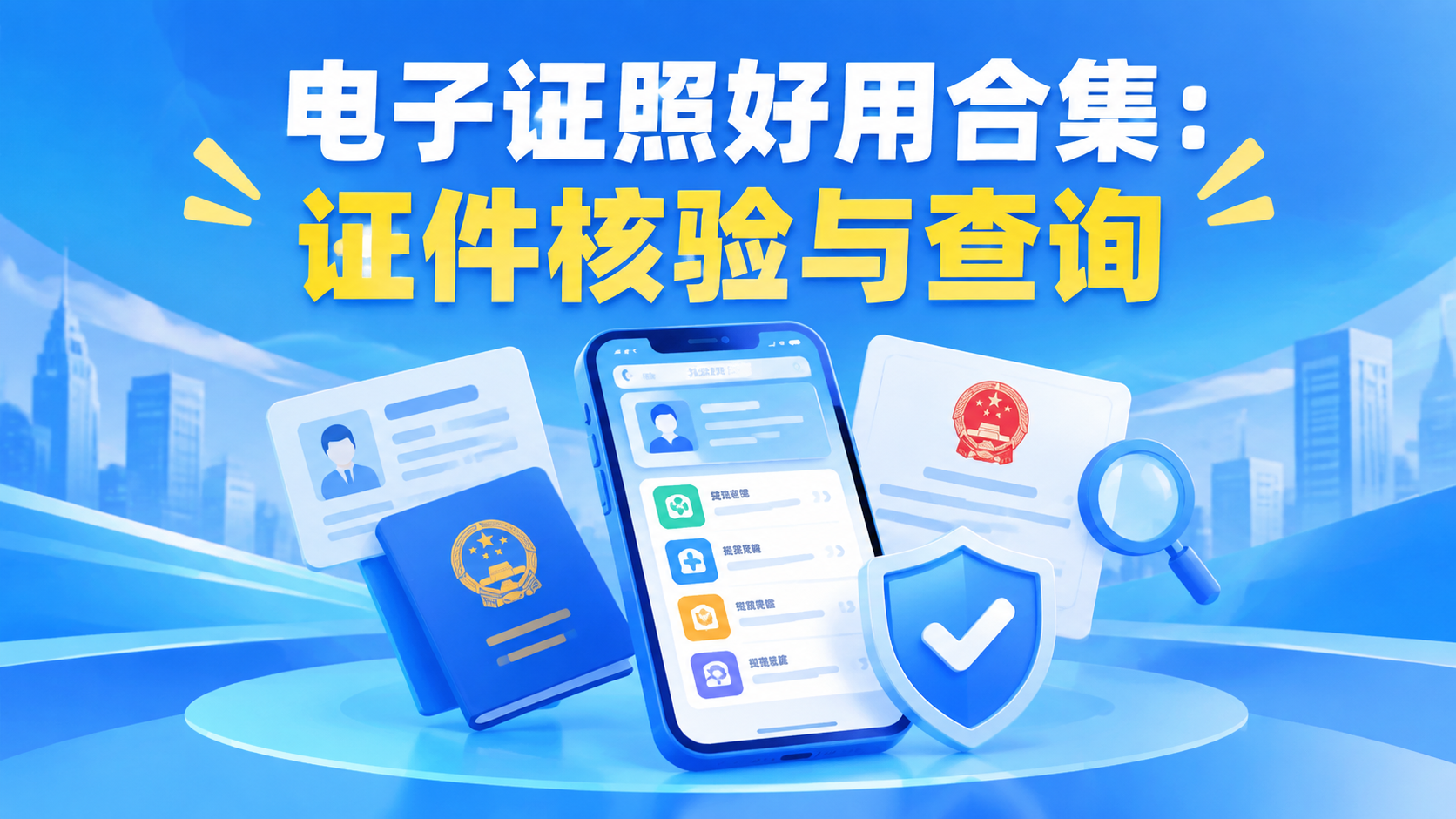 电子证照好用合集：证件核验与查询