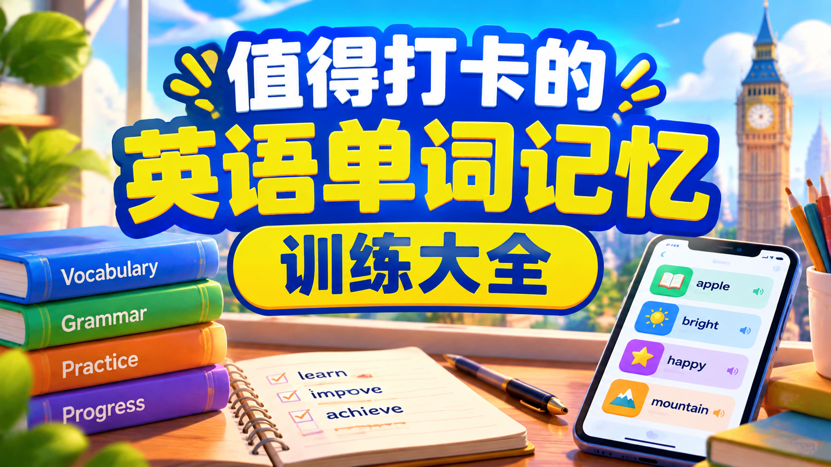 值得打卡的英语单词记忆训练大全