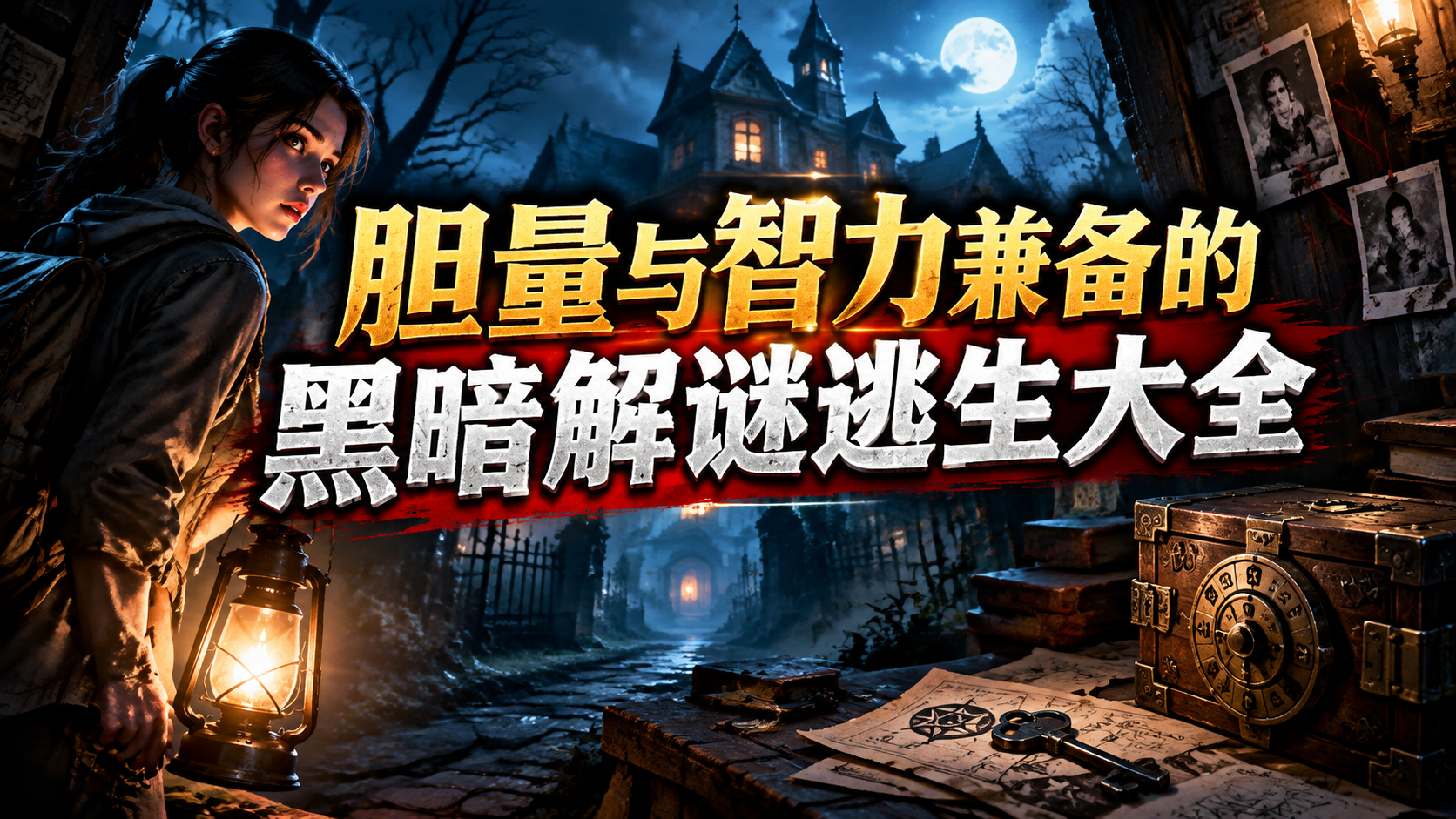 胆量与智力兼备的黑暗解谜逃生大全