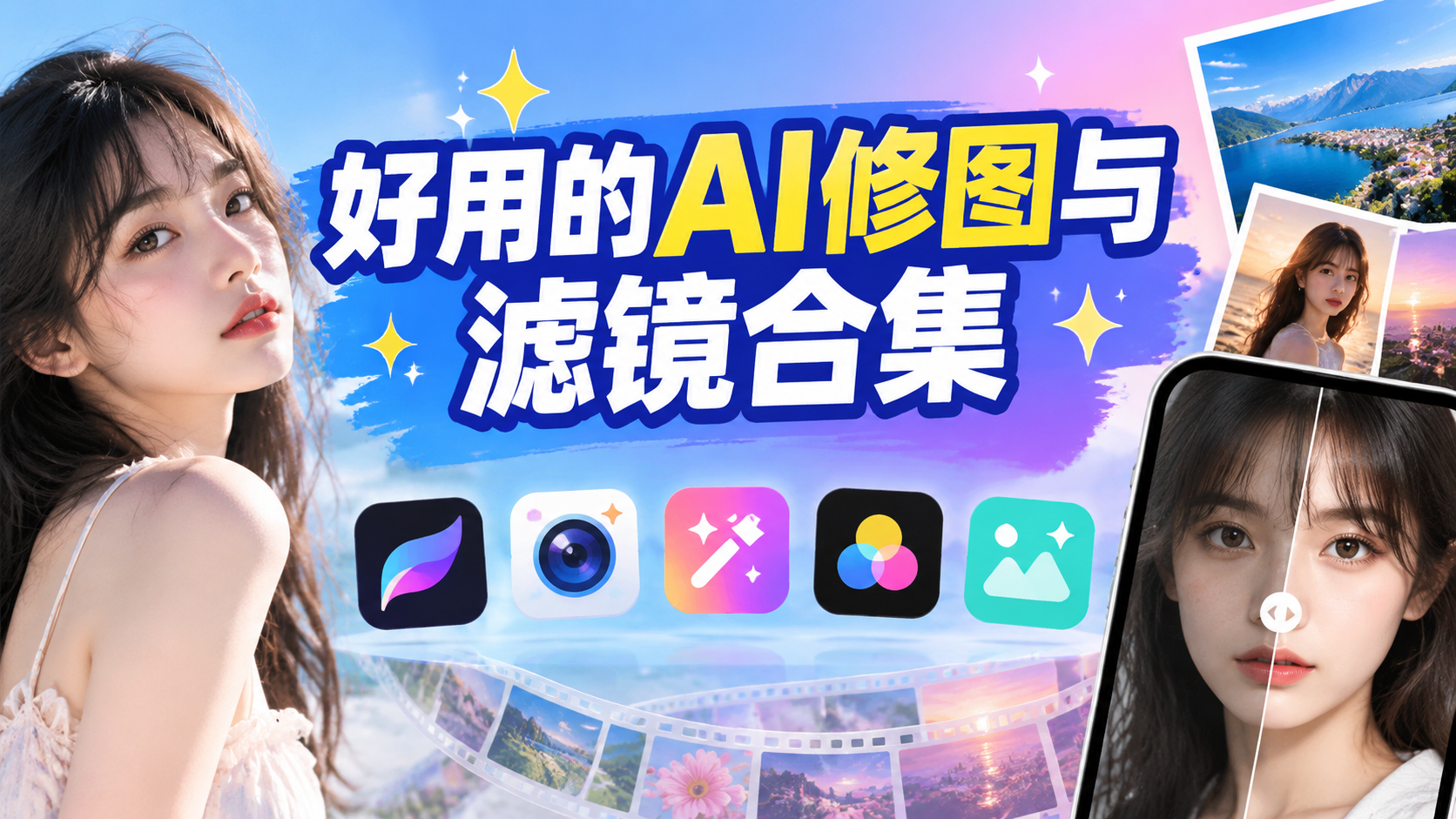 好用的AI修图与滤镜合集