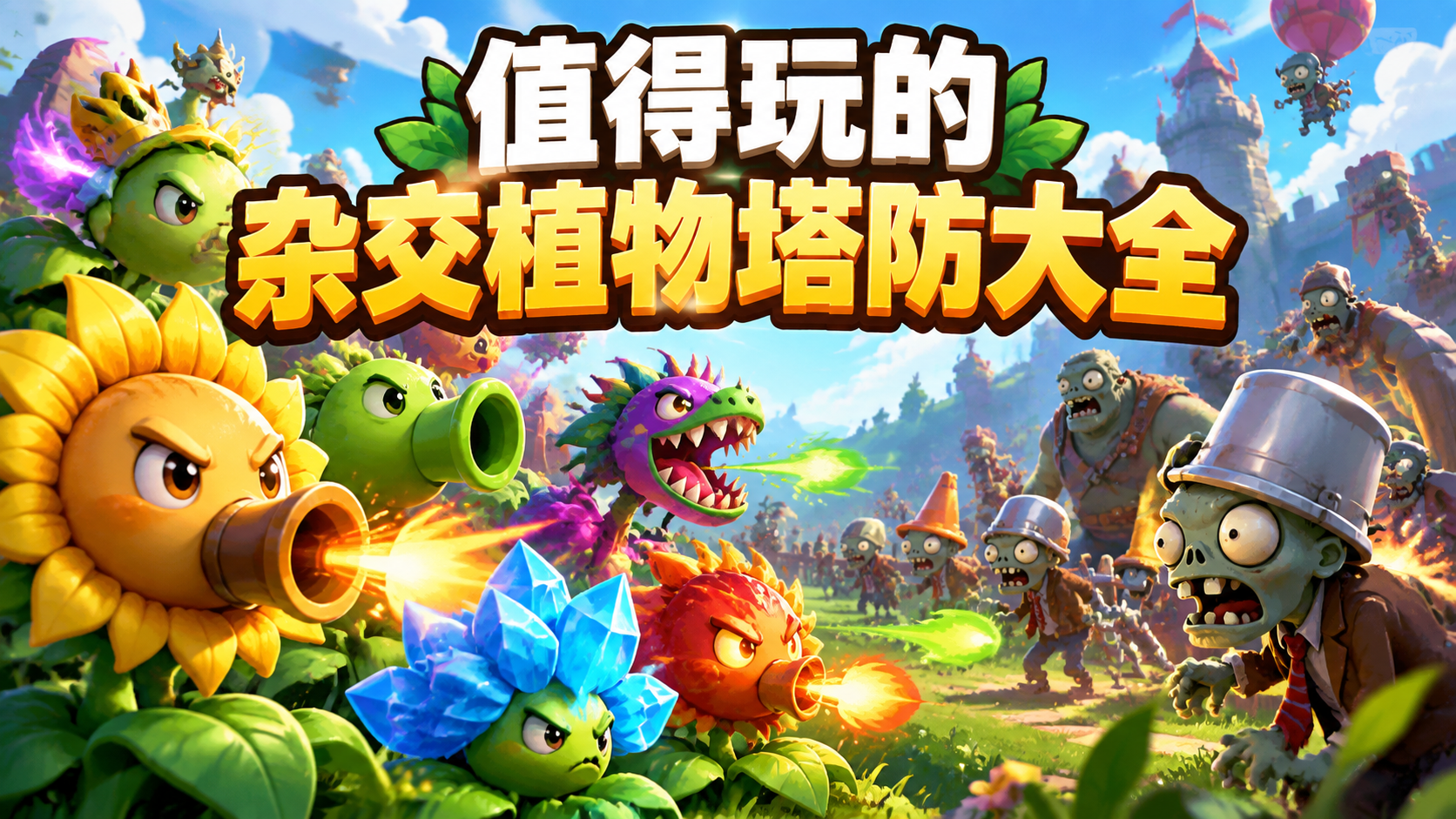 值得玩的杂交植物塔防大全