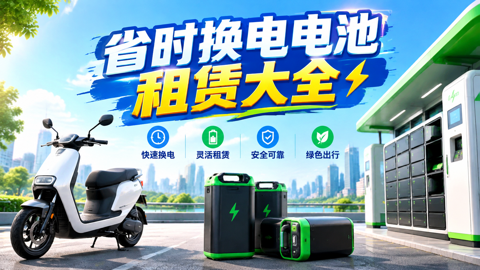 省时换电电池租赁大全