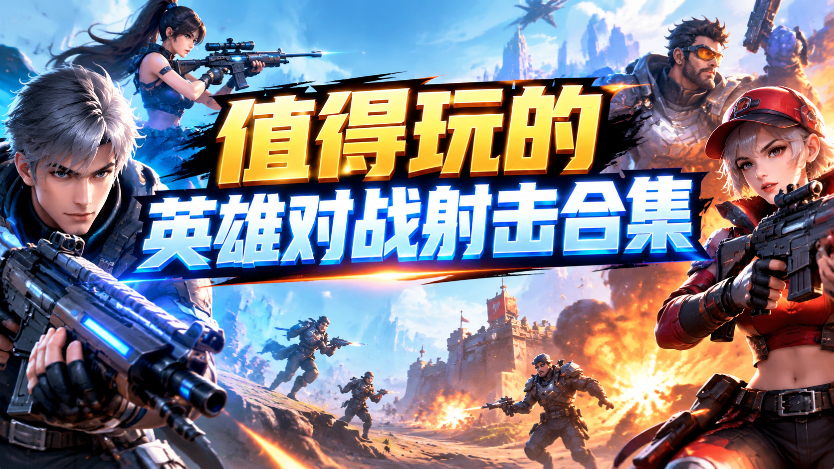 值得玩的英雄对战射击合集