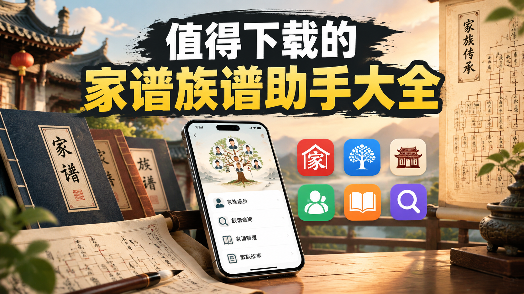 值得下载的家谱族谱助手大全