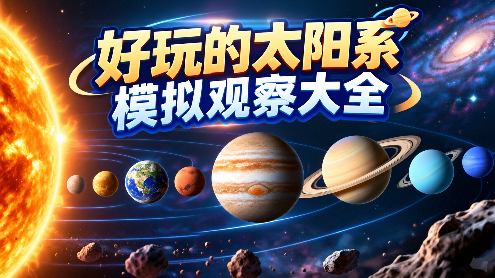 好玩的太阳系模拟观察大全