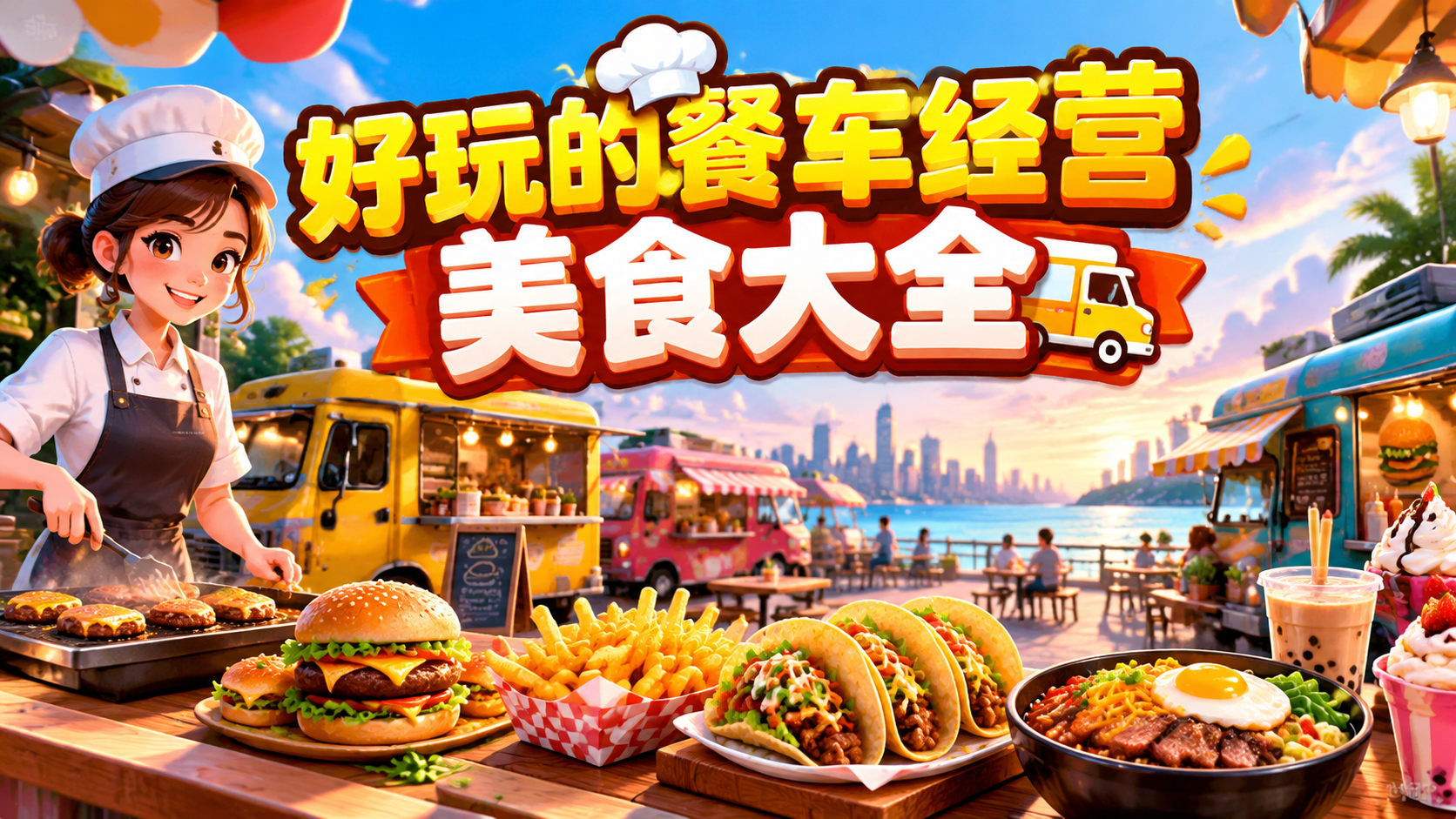 好玩的餐车经营美食大全
