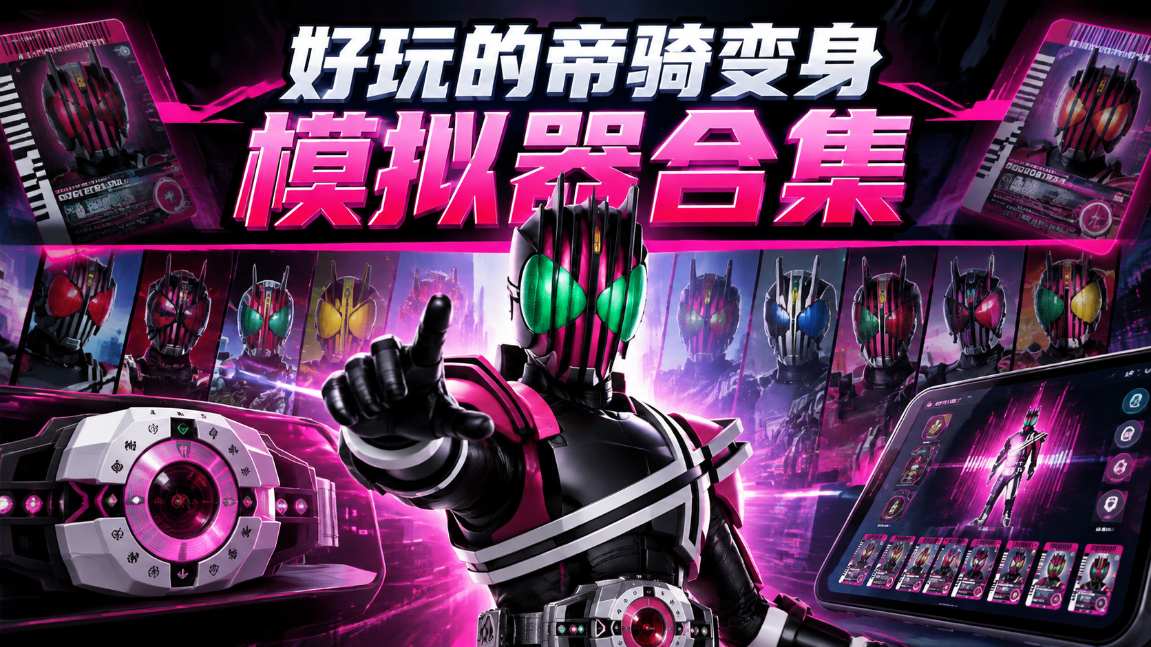 好玩的帝骑变身模拟器合集