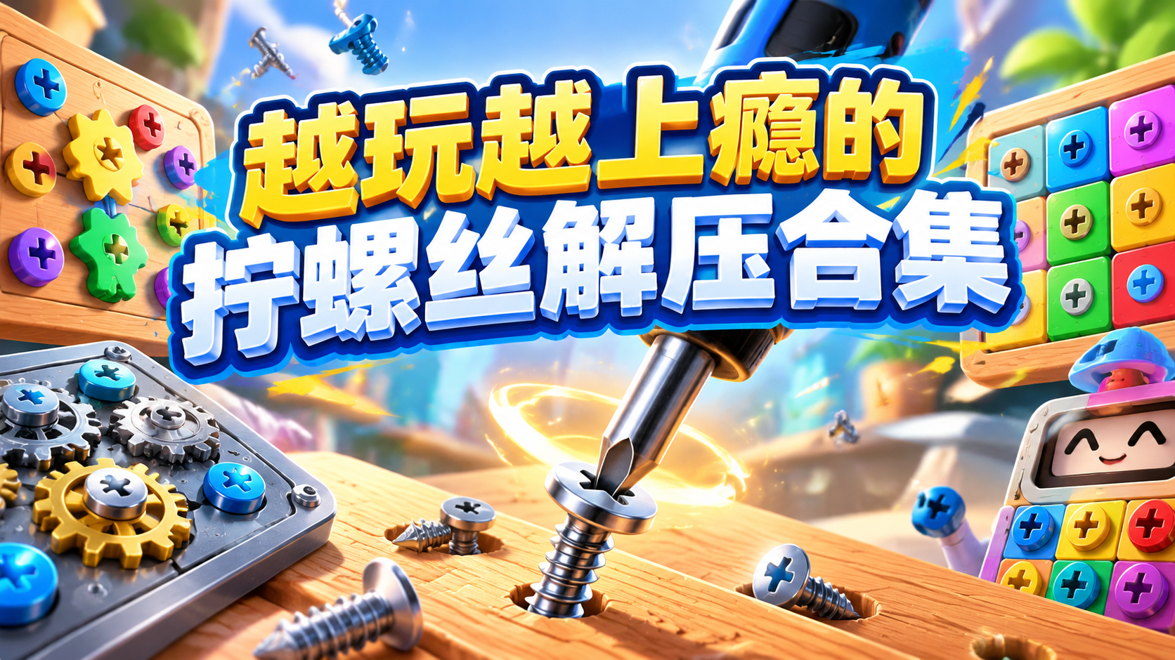 越玩越上瘾的拧螺丝解压合集