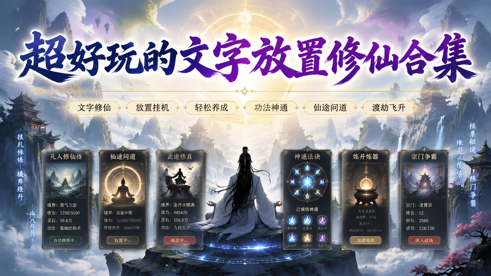 超好玩的文字放置修仙合集