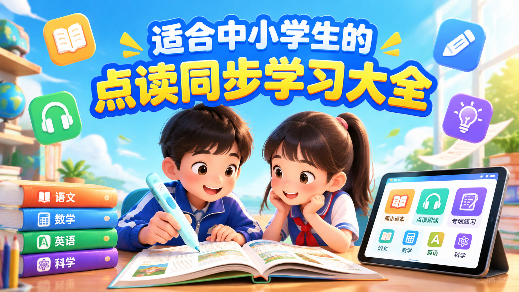适合中小学生的点读同步学习大全