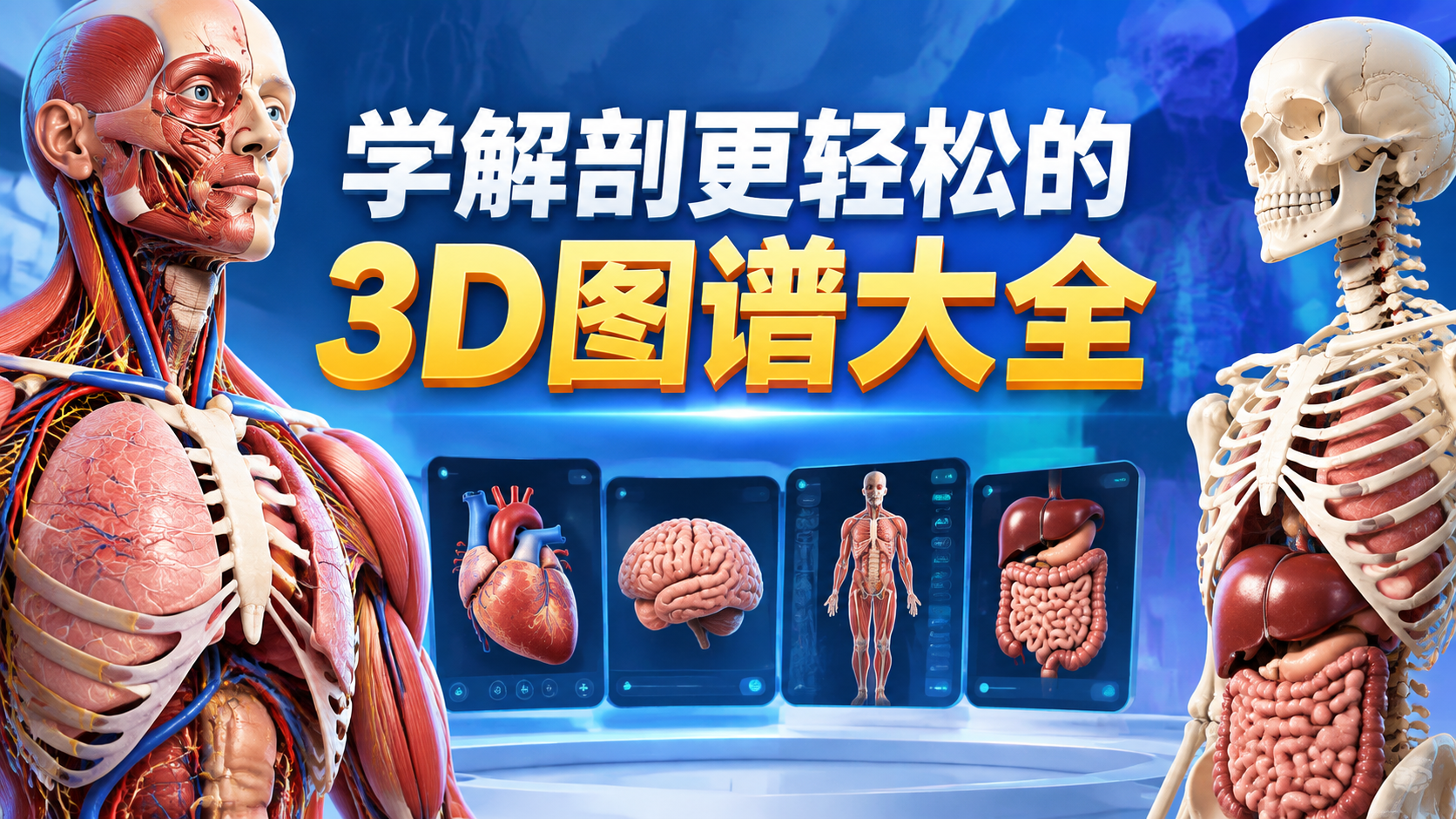 学解剖更轻松的3D图谱大全