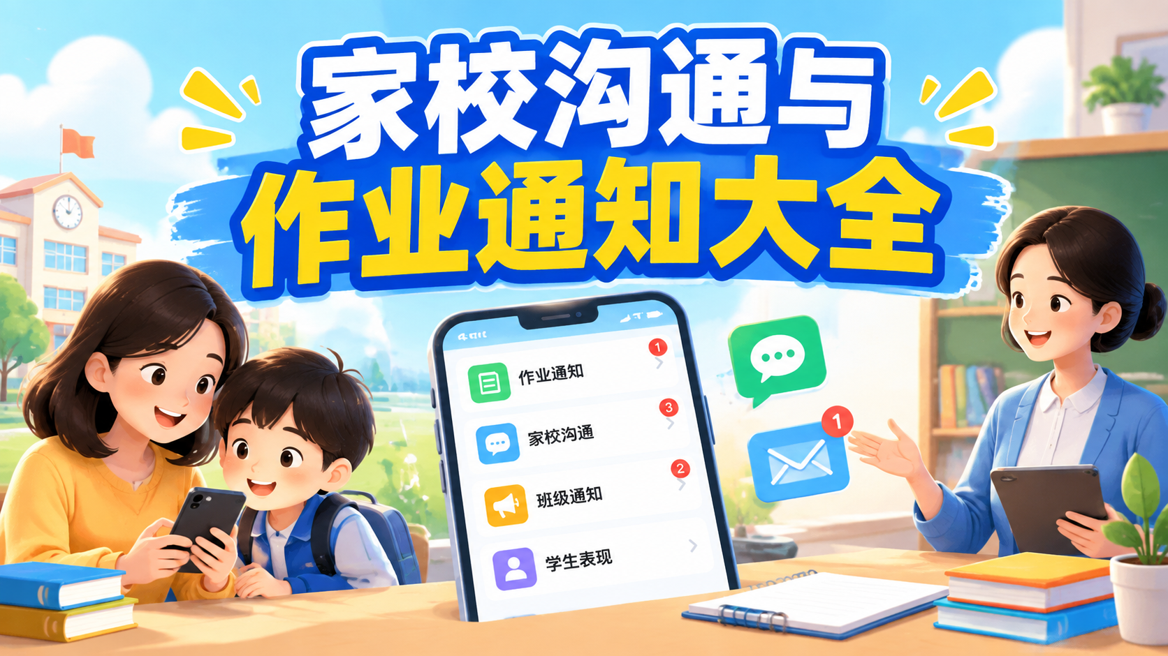 家校沟通与作业通知大全
