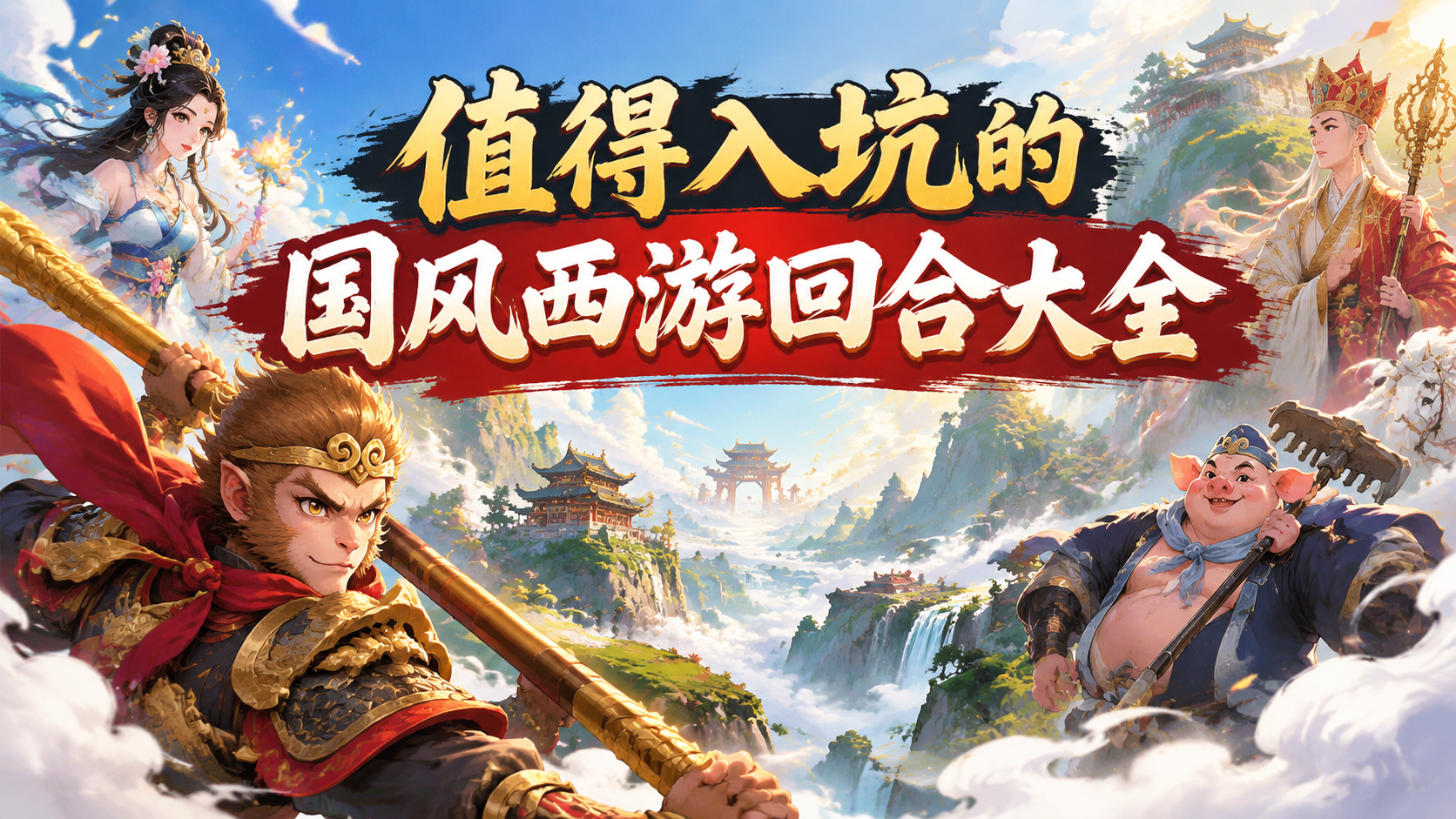 值得入坑的国风西游回合大全