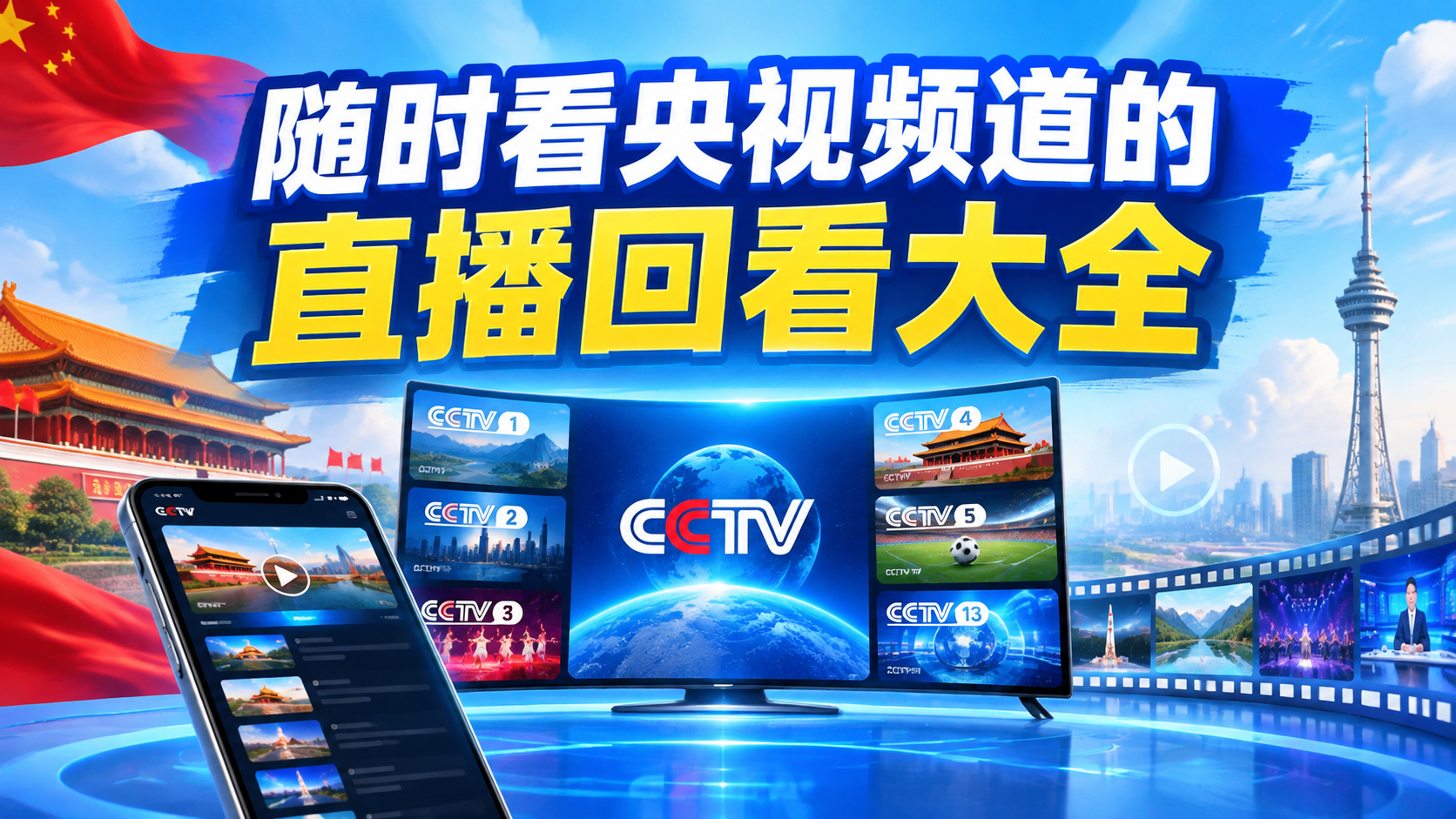 随时看央视频道的直播回看大全