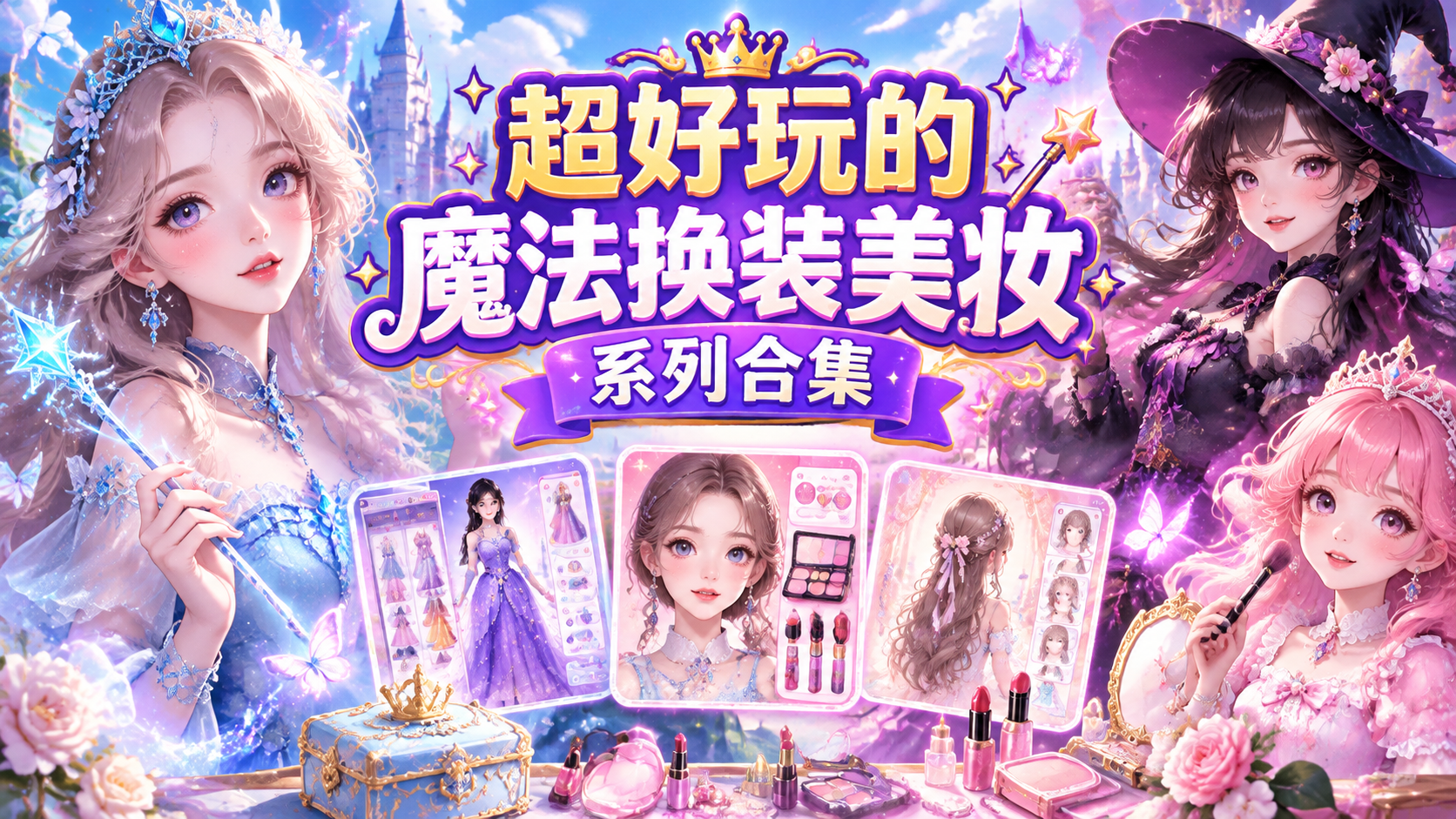 超好玩的魔法换装美妆系列合集