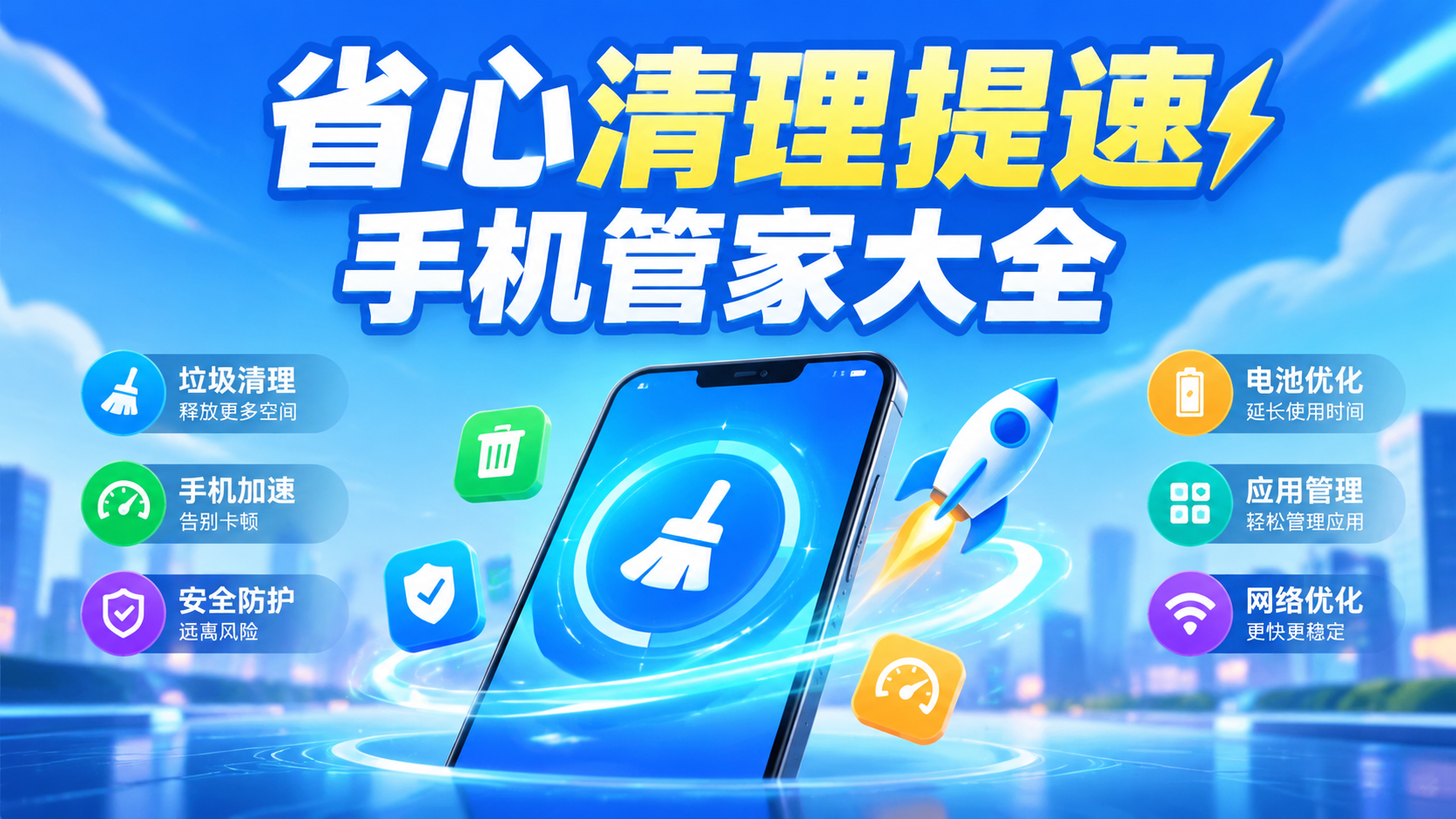 省心清理提速手机管家大全