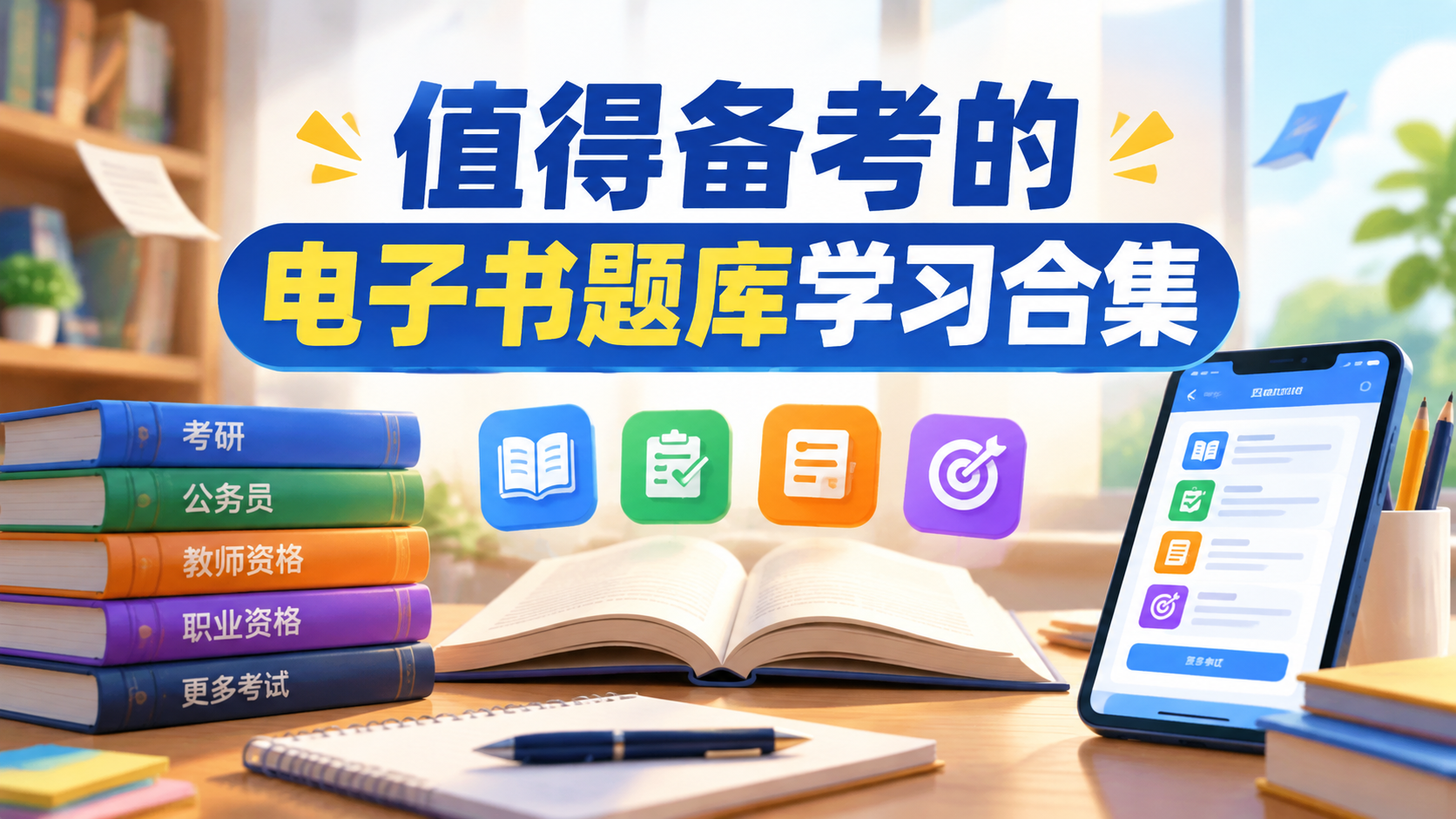 值得备考的电子书题库学习合集