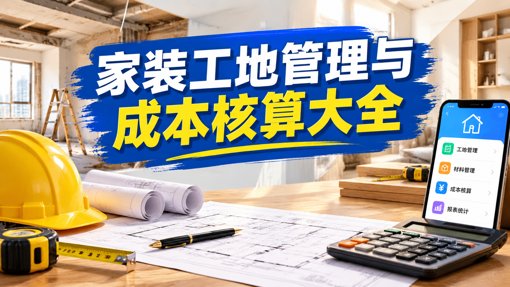 家装工地管理与成本核算大全