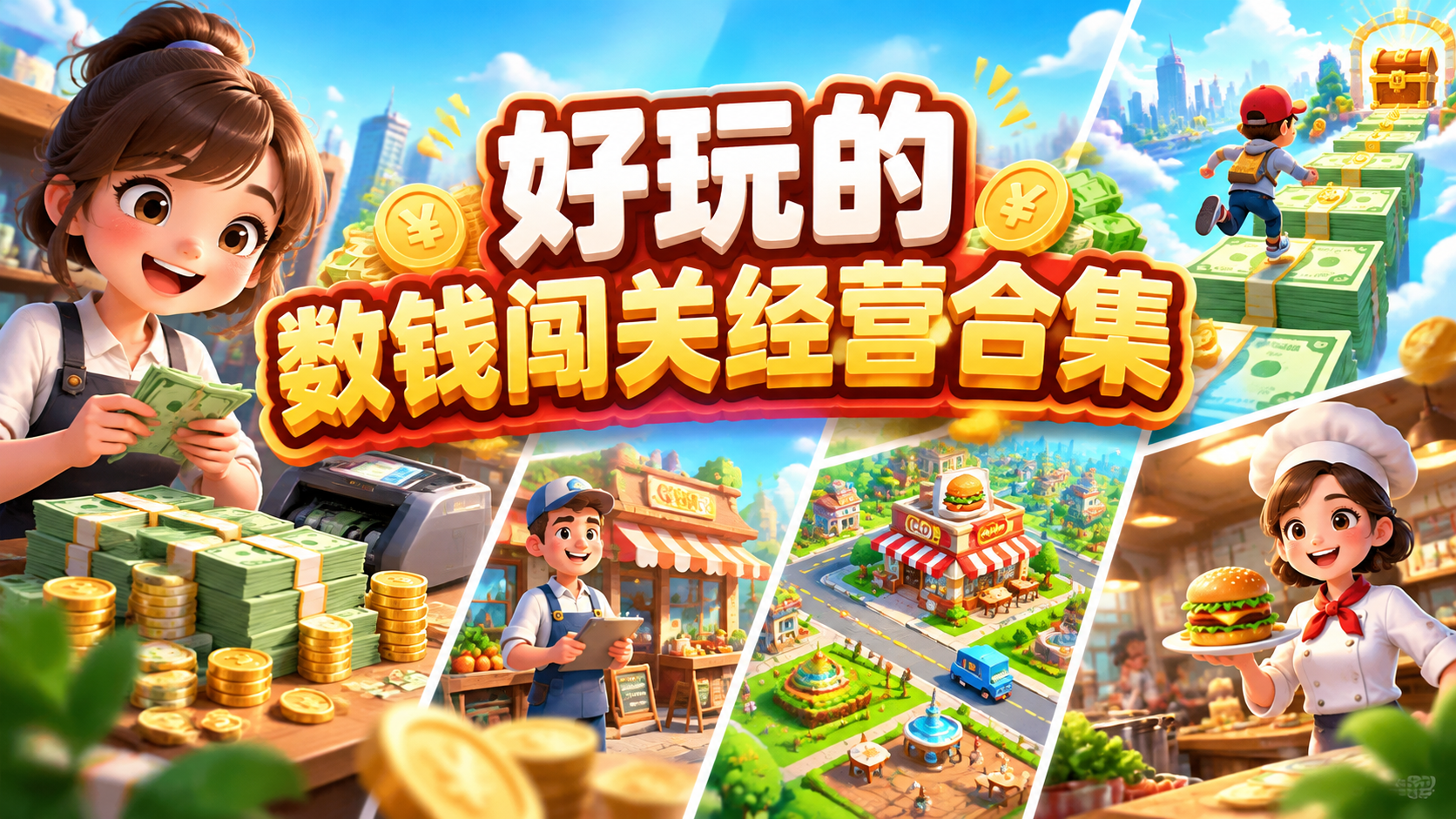 好玩的数钱闯关经营合集