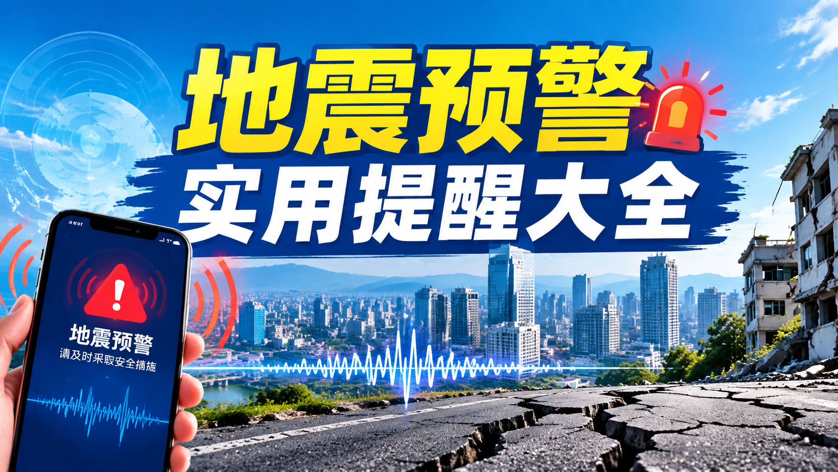 地震预警实用提醒大全