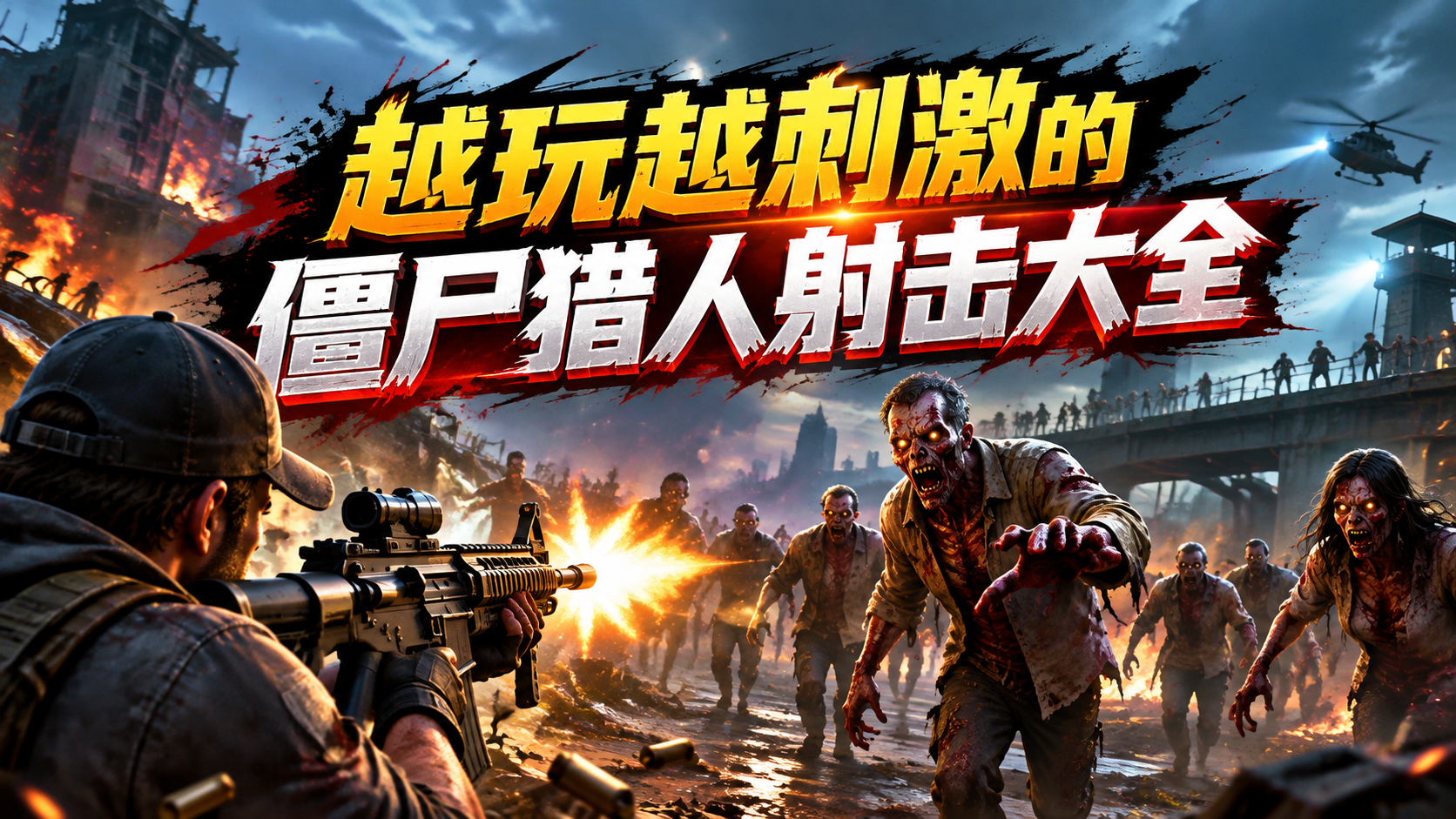 越玩越刺激的僵尸猎人射击大全