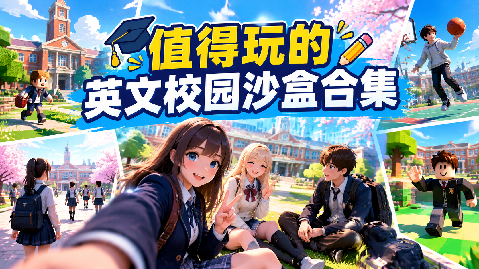 值得玩的英文校园沙盒合集