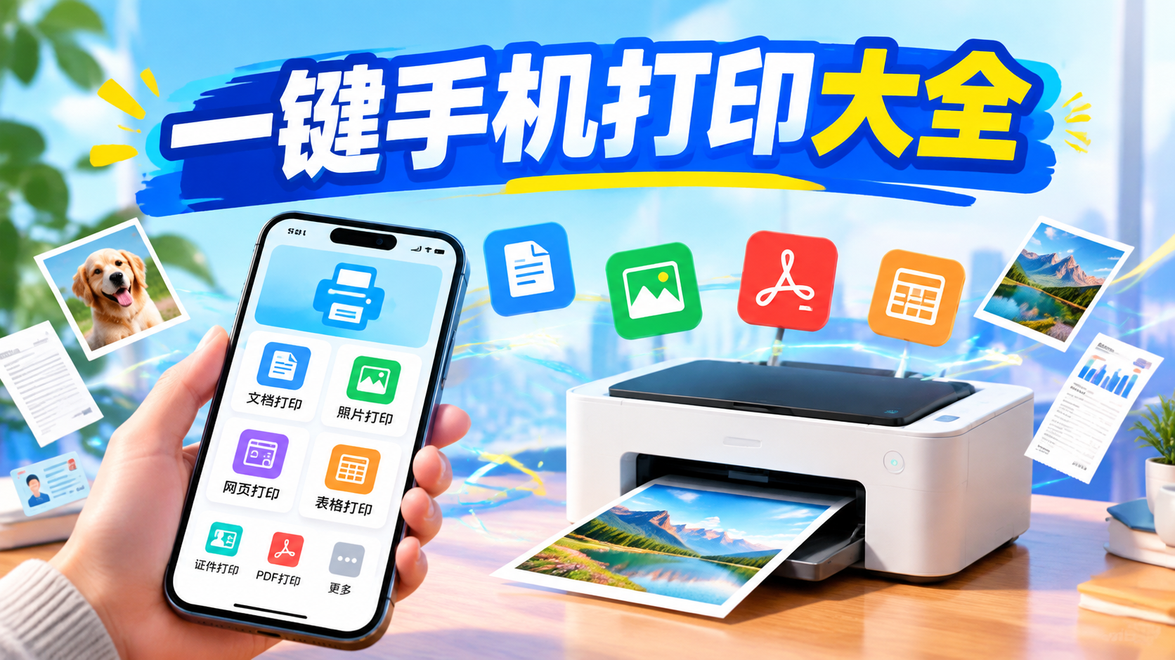一键手机打印大全