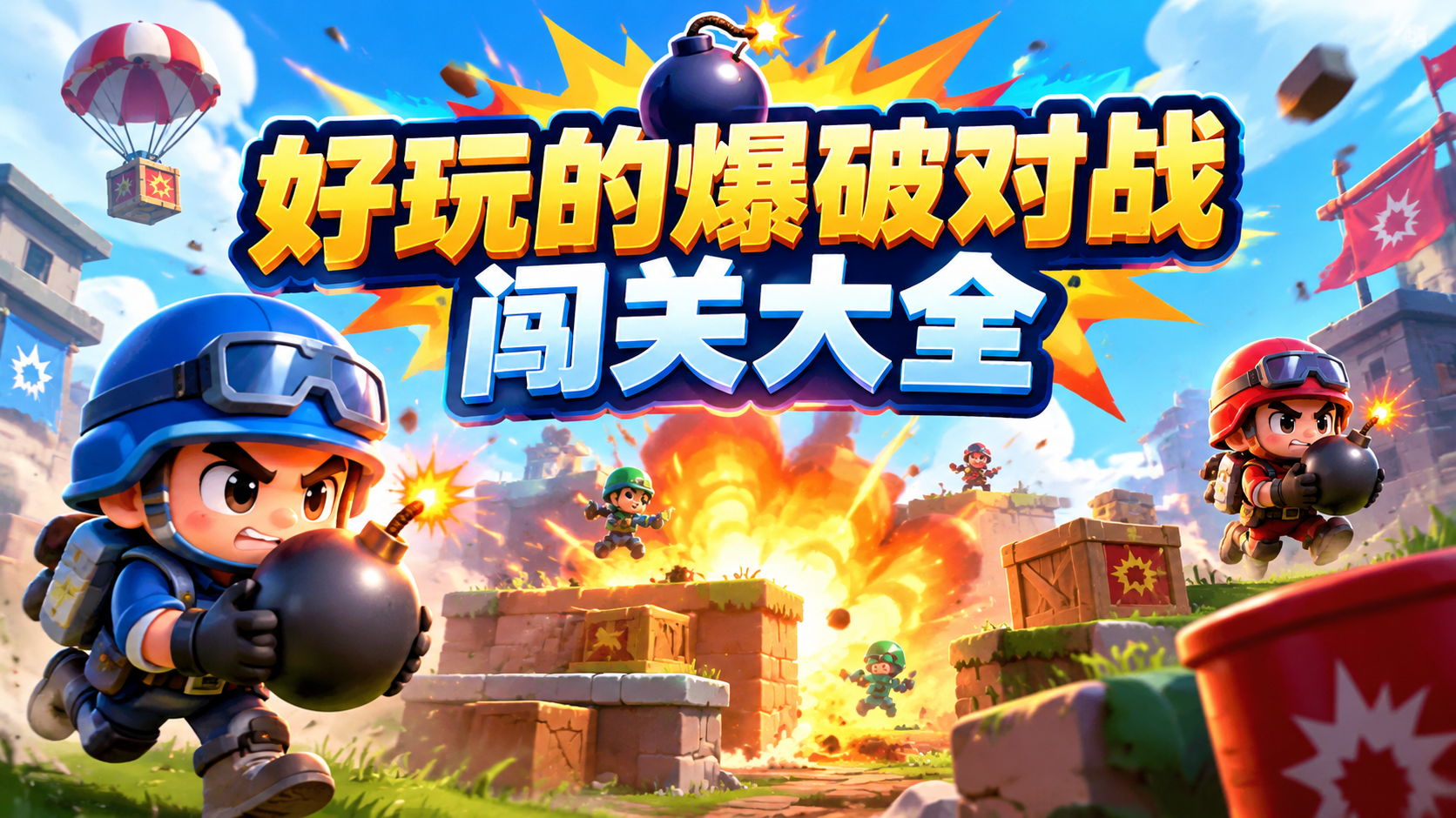 好玩的爆破对战闯关大全