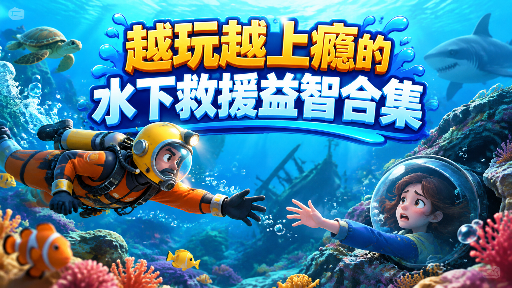 越玩越上瘾的水下救援益智合集