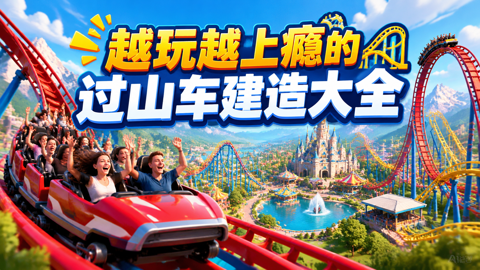 越玩越上瘾的过山车建造大全