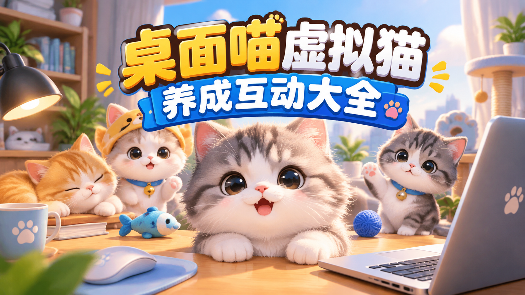 桌面喵虚拟猫养成互动大全