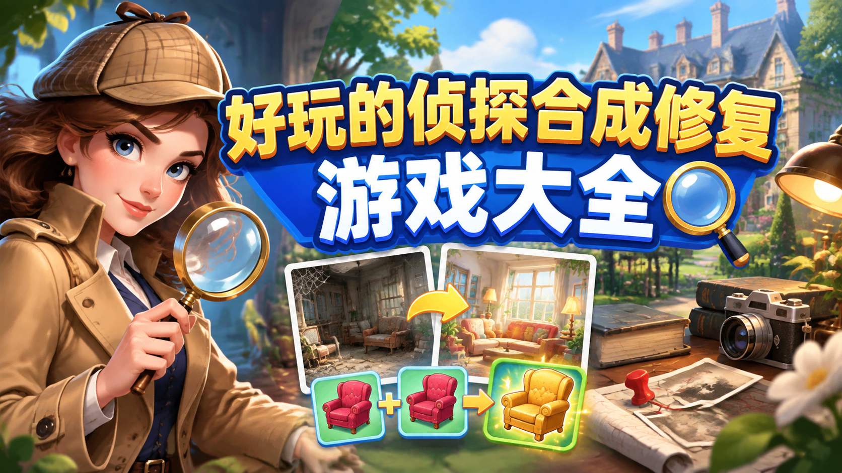 好玩的侦探合成修复游戏大全