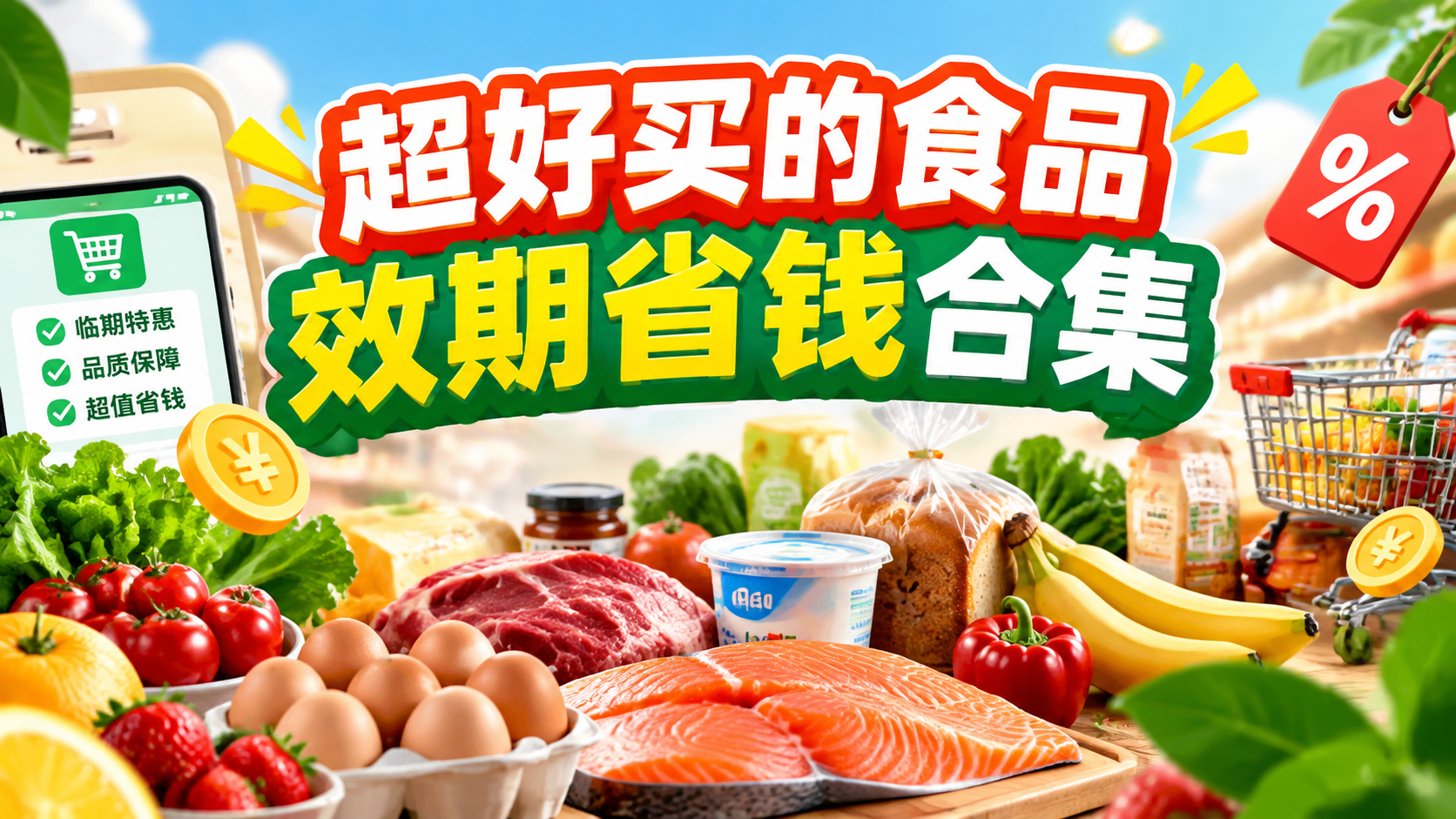 超好买的食品效期省钱合集
