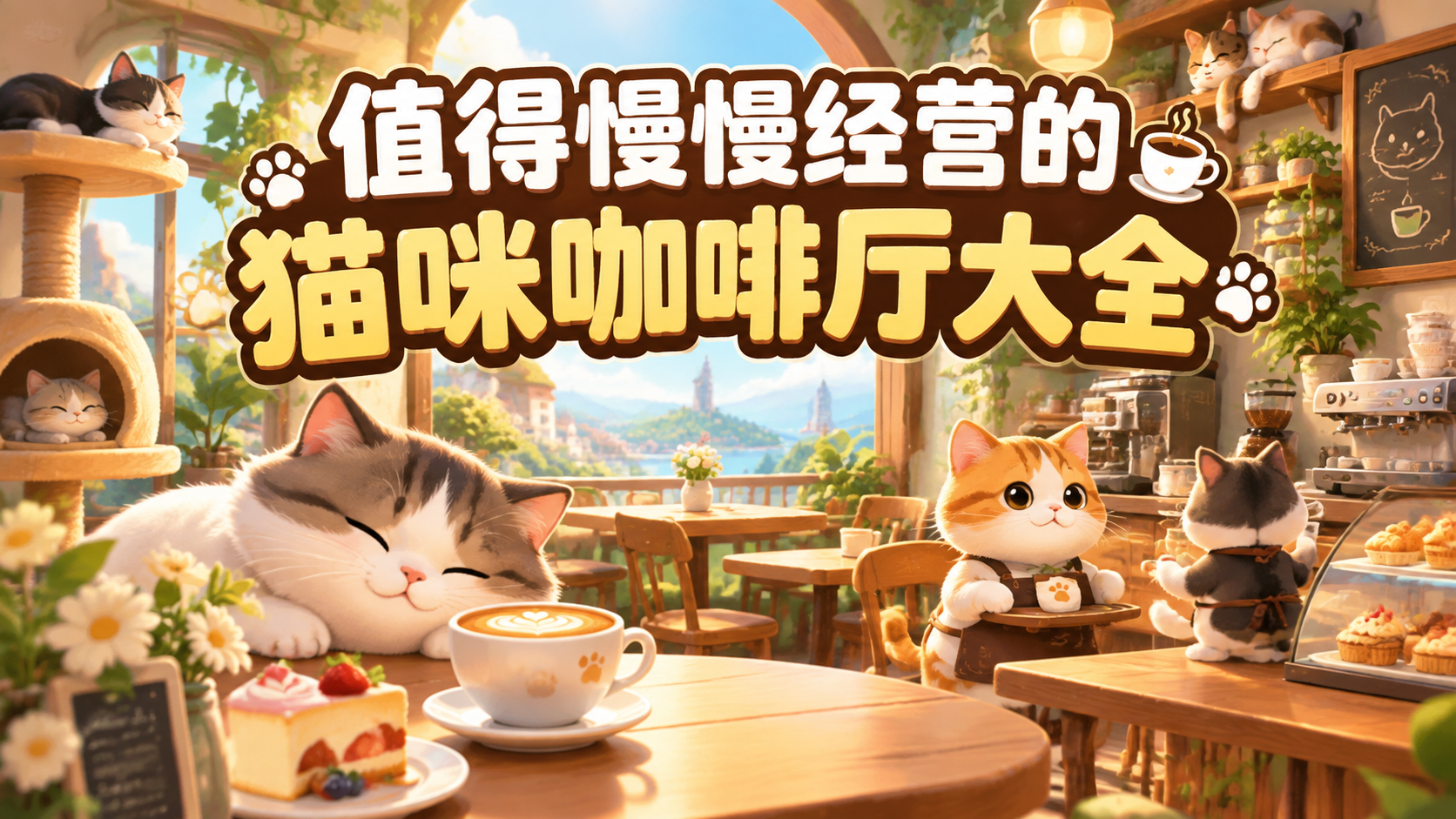 值得慢慢经营的猫咪咖啡厅大全