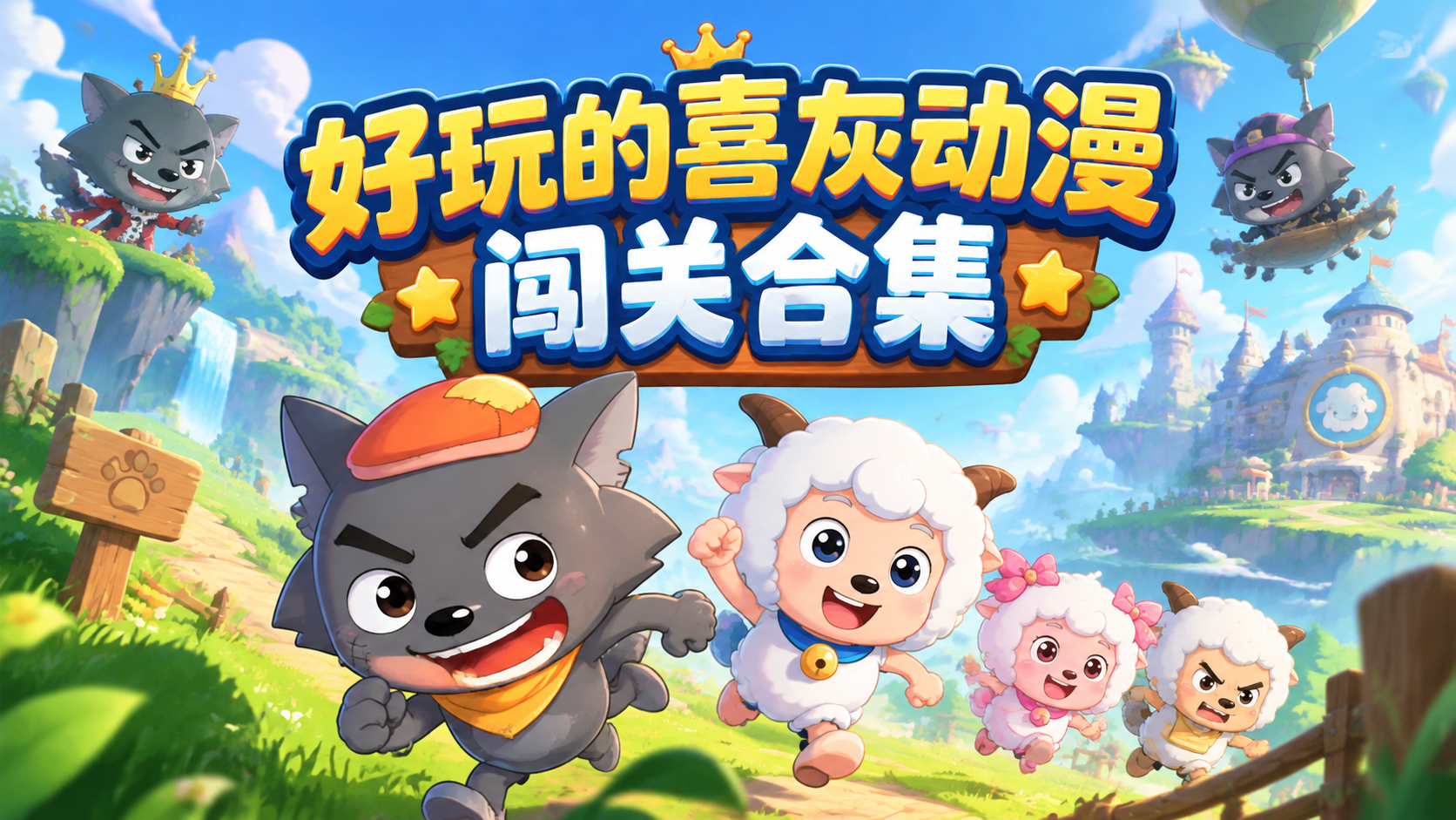 好玩的喜灰动漫闯关合集